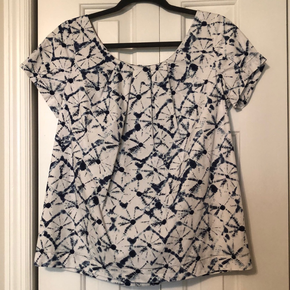 Thakoon for Target Tie Dye Navy blouse